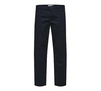 SELETED HOMME Hom's SLHSTRAIGHT-New Miles 196 Flex Pants W N Chino, Dark Sapphire, 34/32, Azul Oscuro (Dark Sapphire), 34W x 32L