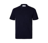 SELETED HOMME Polo Slhberg SS Knit Noos para Hombre, Navy Blazer/Detalle: Melange, XXL