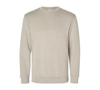 Selected Homme Slhemanuel Soft Crew Neck Sweat Noos Sudadera, Pure Cashmere, L para Hombre