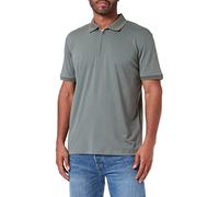 SELETED HOMME Slhfave Zip SS Polo, Verde ágave, XL para Hombre