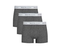 SELETED HOMME Slhliam Trunk Noos-Pack de 3 Unidades Bóxer, Color Gris, XL Hombres