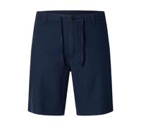 SELETED HOMME Slhregular-Brody - Pantalones Cortos de Lino para Hombre, Zafiro Oscuro., 46