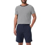 SELETED HOMME Slhregular MADS Linen - Pantalones Cortos Noos, Sky Captain/Detail:Mixed W. Black, L