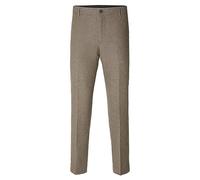 SELETED HOMME SLHSLIM-Mark Wool TRS B Noos, Pantalones de Traje Hombre, Braun,