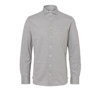 SELETED HOMME Slhslimbond-Pique Camiseta de Punto LS Noos Camisa, Pure Cashmere, S para Hombre