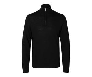 SELETED HOMME SLHTRAY LS Knit Merino Media Zip Noos, Color Gris., M