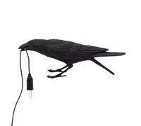 Seletti Bird Lamp Playing lámpara de Mesa Cuervo Negro