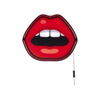 Seletti Blow Neon Lamp Mouth Lampada da parete con labbra luminose rosso