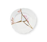 Seletti Kintsugi Piatto frutta in porcellana e Oro 24k Mod. 1 | Plato de postre Kintsugi Seletti de porcelana y oro - Diseño MarcantonioEl plato de postre Kintsugi de Seletti, progett