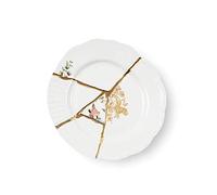 Seletti Kintsugi Plato fruta de porcelana y oro 24 quilates mod.2