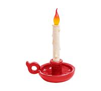 SELETTI Lámpara de mesa LED Grimm Bugia forma vela rojo