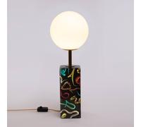 SELETTI Lámpara de mesa LED Toiletpaper, motivo serpiente