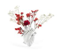 Seletti Love In Bloom Florero corazón Blanco