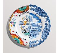 SELETTI Plato de fruta de porcelana Ø 20 cm H.1,6 "Hybrid-Valdrada