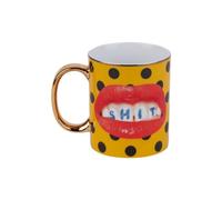 SELETTI Taza de porcelana toiletaper Home Shit Art. 17220