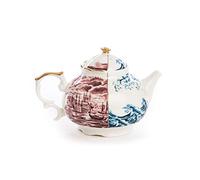 SELETTI Tetera de Porcelana Hybrid-smeraldina» diámetro 15cm. Altura 13 cm.