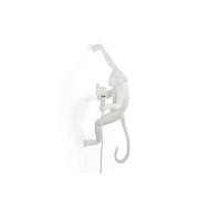 Seletti The Monkey Lamp Hanging Lampara Mono Blanca Derecha | Applique da Parete Monkey Lamp - Marcantonio Raimondo MalerbaLa Applique da Parete Monkey Lamp è un pezzo unico e divertent