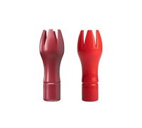 seleXions® Juego de 2 boquillas de tulipán, rojo y rojo oscuro