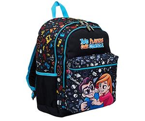 Selezione Varzi Mochila Escolar Doble Compartimiento - Dos Players One Console -, Negro, Talla Única, Negro, Talla Única, Moderno