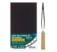 Self Adhesive Baffle Flannel 100 x 200 x 2 mm Camera Panorama Film Back Graflock Back Repair Mirror Damper Light Seal Light Proof Kit (LRTJ)