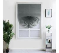Self-Adhesive Blinds Self-Adhesive Pleated Blinds Half Blackout Window Curtains For Kitchen Bathroom Balcony Shades For Coffee/Office Window(Pink,90 * 180)