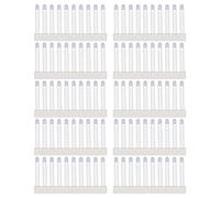 Self Adhesive Cable Management Clips 100Pcs | Adjustable & Reusable Nylon Wire Ties | Strong Fixation for Office/Home/Car | Screw Hole & No Mark Tape (White)