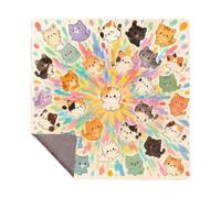 Self-Adhesive Cat Grooming Wrap, Anti-Scratch Restraint Bag for Nail | Secure Self-Adhesive Design Wraps Like a Sushi Roll, Breathable Soft Fabric Keeps Cats Calm and Comfortable, Anti-Bite and