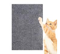 Self-Adhesive Cat Scratcher Mat - Heavy Duty Scratching Carpet Pad, DIY Replacement For Cat Trees & Shelves, Non-Slip Furniture Protector, Cut-to-Size Flat Wall Scratcher, Durable Sisal-Style Fabric
