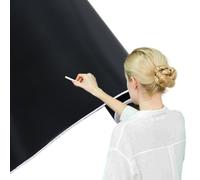 Self-Adhesive Chalkboard Wall Sticker 200 x 45 cm - Cuttable Blackboard Wallpaper For Kids Drawing Writing Doodling Classroom Teaching Office Memo Board And Home Learning Activities