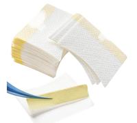 Self-Adhesive Cotton Eye Pads, Soft Makeup Stickers for Eyelash Extensions, Curling, Tinting, Gentle Eye Area Protection During Makeup or Removal, 40 Pieces