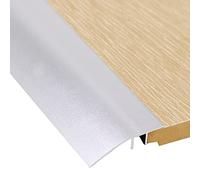 Self Adhesive Floor Cover Strips/Gap Connecting Strips,95/105/115/125/135/145 Cm Doorway Floor Transition Strip, for Threshold Height Less Than 1 Mm(Silver,90cm/35.4in)