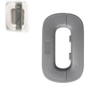 Self-Adhesive Fridge Lock Latch System, Fridge Lock, Refrigerator Lock for Kids, Multifunctional Anti-Pinch Cabinet Door Lock, for Prevent Protect Children Search The Refrigerators (Grey)
