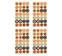 Self Adhesive Hole Repair Stickers - Round Binder Reinforcement Circles, Notebook Punch Fixing Labels, Document Strengthening Office Supply Set | Paper Durability Support, Filing Organization Improvem