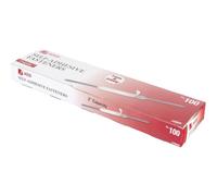 Self-Adhesive Paper File Fasteners, Two Inch Capacity, 100/Box
