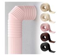 Self-Adhesive Pipe Insulation Tape - Soundproof Cotton Foam for Anti-Reeze, Thermal & Prevention in Kitchen, Bathroom, Sewer Lines(Ivory)