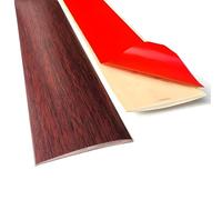 Self Adhesive PVC Floor Transition Strip, 1.5", 2", 3" Wide, Laminate Floor Cover Strips, Flat Divider Strip For Joining Gaps, For Tile/Wood/Laminate/Joins(Red Oak,7.6cm x 100cm)