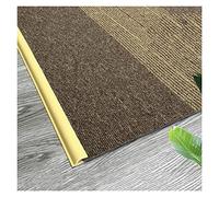 Self Adhesive PVC Soft Floor Transition Strip for Wood to Carpet,Carpet Edge Trim Area Rug Wrapping Strips, Flooring Mats Edge Safety Protector, 3.3 6. 610 13 16.4ft Long(Light Yellow,4m(13ft))