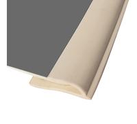 Self Adhesive PVC Soft Floor Transition Strip for Wood to Carpet,Carpet Edge Trim Area Rug Wrapping Strips, Flooring Mats Edge Safety Protector, 3.3 6. 610 13 16.4ft Long(Beige,3m(10ft))
