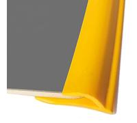 Self Adhesive PVC Soft Floor Transition Strip for Wood to Carpet,Carpet Edge Trim Area Rug Wrapping Strips, Flooring Mats Edge Safety Protector, 3.3 6. 610 13 16.4ft Long(Yellow,2m(6.6ft))
