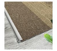 Self Adhesive PVC Soft Floor Transition Strip for Wood to Carpet,Carpet Edge Trim Area Rug Wrapping Strips, Flooring Mats Edge Safety Protector, 3.3 6. 610 13 16.4ft Long(Light Grey,3m(10ft))