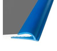 Self Adhesive PVC Soft Floor Transition Strip for Wood to Carpet,Carpet Edge Trim Area Rug Wrapping Strips, Flooring Mats Edge Safety Protector, 3.3 6. 610 13 16.4ft Long(Blue,3m(10ft))