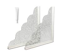 Self-Adhesive Splash Guard, Bathtub Water Barrier, 9.45x0.59 Inches Corner with Waterproof Design, Shower Guard with Sturdy Build, Tub Protector Easy Install, Bathroom Accessory for Home and Laundry