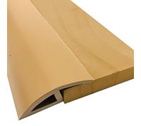 Self Adhesive Threshold Strips Floor Cover Bar,PVC Carpet Floor Transition Strip, Lightweight Vinyl Flooring Edge Trim, for Front Door Doorways(Light Brown,90cm/35.4in)