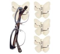 Self Adhesive Wall Hooks 4 Pieces Butterfly Rotating Holder at hangerHanger
