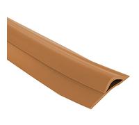 Self Adhesive Waterproof Floor Transition Strip Wood to Tile,Soft PVC Carpet Edge Trim for Doorways, Easy to Install, for Home/Engineering(Brown,Length 120cm/47 in)