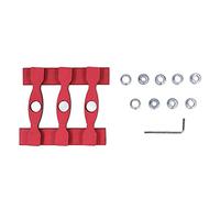 Self Centering Doweling Jig Kit 11Pcs | 6mm 8mm 10mm Hollow Nuts for Woodworking | Aluminum Alloy Drill Guide for Boards/Furniture/Cabinets