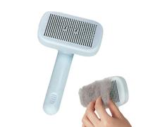 Self Cleaning Brush - Dog & Cat Grooming Tool, Self Cleaning Brush, Pet Grooming Slicker | Hair Removal Tool for Dogs & Cats, Loose Undercoat Detanglerr, Massaging Dematting Comb for Short & Long Hair