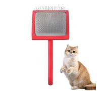 Self Cleaning Slicker, Dog Grooming Brush, Pet Hair Remover, Long Haired Dogs Mats Tangles Knots Shedding Control Indoor Home Bathing Cleaning Use Anti Scratch Skin Safe Massage Care