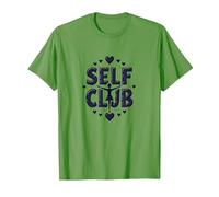 Self Club: Diseño empoderador para entusiastas del Amor Propio Camiseta, Hombre, Hierba, L