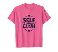 Self Club: Diseño empoderador para entusiastas del Amor Propio Camiseta, Hombre, Rosa Jaspeado, L